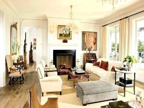 20 Beautiful Examples of French Country Living Rooms Modern French Country Decorating, Country Living Rooms, Sitting Room Ideas, Wooden Beams Ceiling, Natural Stone Fireplaces, Living Room Transformation, French Country Living, Modern French Country, French Theme