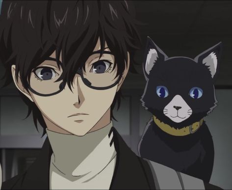 Persona 5: Ren and Morgana Joker And Morgana Persona 5, Ren And Morgana, Persona 5 Ren Amamiya Icon, Akiren Persona 5, Joker And Morgana, Ren Amamiya Icons, Ren Persona 5, Persona 5 Ren, Persona 5 Morgana