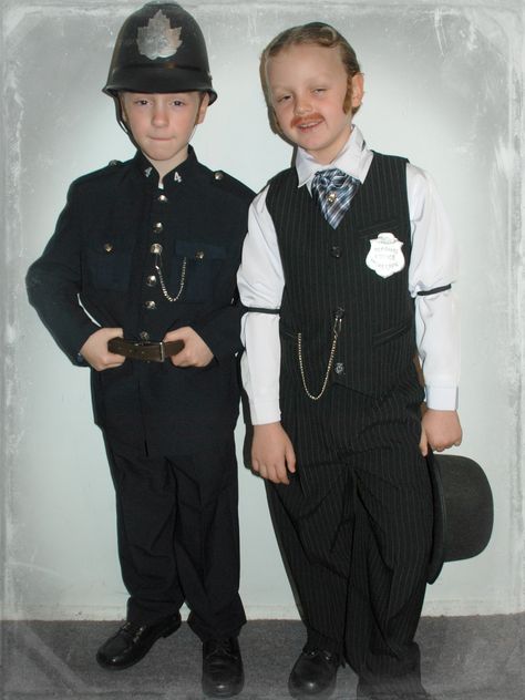 My eight year-old twin sons in their Hallowe'en 2012 costumes: Constable George Crabtree & Inspector Thomas Brackenreid, characters from "Murdoch Mysteries," a Canadian TV series set in 19th Century Toronto. Stroller Costume, Jonny Harris, Helene Joy, Murdock Mysteries, Twin Sons, Best Costume Ever, Twin Costumes, Murdoch Mysteries, Original Movie