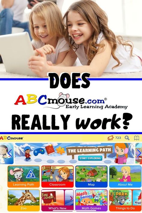 Does ABCmouse.com work and should I get it for my child? Wondering if ABCmouse Early Learning Academy is right for your preschool student? Read a Mom's review of the abc mouse app and how it worked for our family. From a Mom who has been using this program for 5 years and has 3 kids following the curriculum- find out if you should try ABCmouse.com for your family #abcmouse #learning #learningacademy #earlylearning #earlyreaders #learnabcs #toddlers #totschool #preschool #kindergarten #homeschool Abc Mouse Homeschool, Best Books For Toddlers Learning, Teaching Websites, Classroom Map, Educational Platform, Abc Mouse, Parenting Win, Love Of Learning, Learning Apps