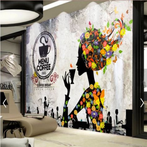 Retro Nostalgic Cafe Shop Gray Cement Wall Background Mural Wallpaper 3D Cafe Industrial Decor Wall Paper 3D Papel De Parede|Wallpapers| - AliExpress Sunshine Smoothie, Cafe Industrial, Paper 3d, Cement Walls, Cement Wall, Bar Designs, Vintage Type, Cafe Shop, Wall Background