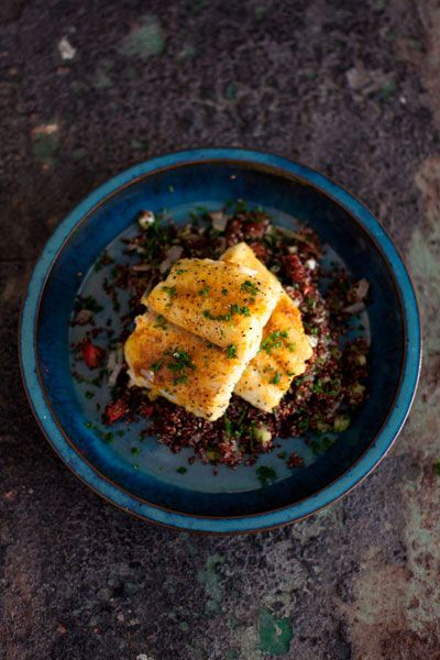 Kingklip with Quinoa Kingklip Recipes Fish, Kingklip Recipes, Fish And Quinoa Recipes, Quinoa Side Dish For Fish, Fish Quinoa, Salmon With Quinoa, Salmon Quinoa, Pescatarian Diet, Essential Amino Acids