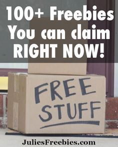 100+ Freebies that you can claim right now! Get free stuff in the mail! Free Craft Supplies, Freebie Websites, Free Sample Boxes, Free Coupons By Mail, Get Free Stuff Online, Couponing For Beginners, Freebies By Mail, Coupons By Mail, Free Samples By Mail