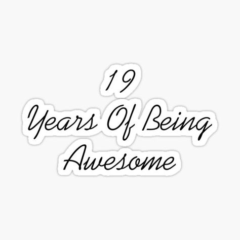 sayahcreative Shop | Redbubble 18th Birthday Stickers, 18th Birthday Gift Ideas, 18th Birthday Gifts, Birthday Stickers, Birthday Gift Ideas, 18th Birthday, Funny Shirts, Vinyl Decal Stickers, Birthday Gift