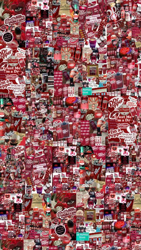 ❤️💋 Dr Pepper Collage, Dr Pepper Background, Dr Pepper Wallpaper Iphone, Dr Pepper Stuff, Dr Pepper Wallpaper, Dr Pepper Aesthetic, Doctor Pepper, Feminine Wallpaper, Cheer Posters