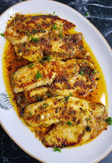 This Pan Seared Lemon Pepper Tilapia drenched in savoury lemon butter sauce is flaky and juicy ready in less than 30 minutes. Tilapia Recipes Baked, Oven Baked Lamb Chops, Lamb Chops Oven, Lemon Pepper Tilapia, Baked Lamb Chops, How To Cook Tilapia, Baked Tilapia Recipes, Doughnut Recipe Easy, Lamb Chop Recipes