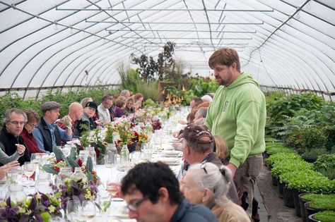 How To Host A Spectacular Farm Dinner | Greenhouse Grower Harvest Dinner Party, Farm Dinner, Garden Center Displays, Philadelphia Flower Show, Harvest Farm, Green Industry, Love For Nature, Flower House, Farm Food