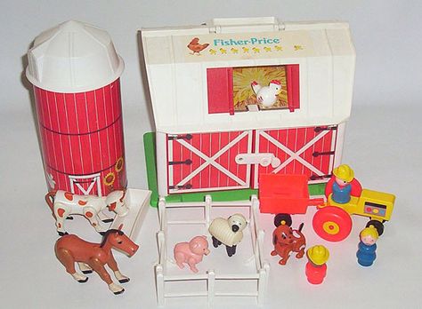 Playskool farm 1970s Toys, Fisher Price Toys, Childhood Nostalgia, 80s Toys, 90s Childhood, Vintage Fisher Price, Childhood Toys, Retro Toys, Christmas Toys