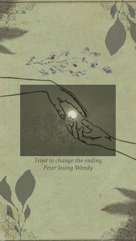 Peter Losing Wendy Wallpaper, Peter And Wendy Aesthetic, Peter Pan Aesthetic Wallpaper, Cardigan Wallpaper, Peter Losing Wendy, Peter Pan Wallpaper, Peter And Wendy, Swift Wallpaper, Fav Books