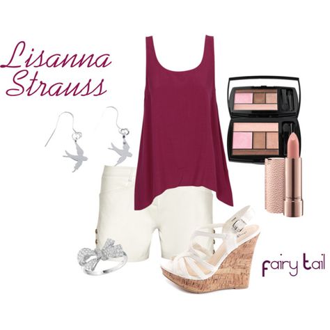 "Lisanna Strauss" by hairlikestarlight on Polyvore Fictional Clothes, Lisanna Strauss, Epic Clothes, Fairy Tail Cosplay, Fariy Tail, Anime Fashion, Fun Clothes, Fandom Fashion, Fandom Outfits