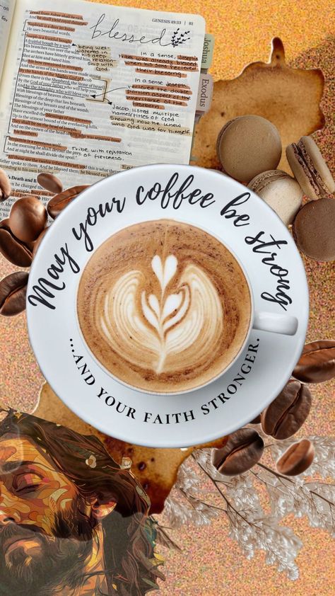 coffee and faith #coffee #jesusandcoffee #Jesus #Christian #faith Christian Coffee Shop, Coffee And Bible Time, Coffee Bible, Coffee With Jesus, Jesus And Coffee, Coffee And Jesus, Daisy Mae, Coffee Talk, Gallery Wallpaper