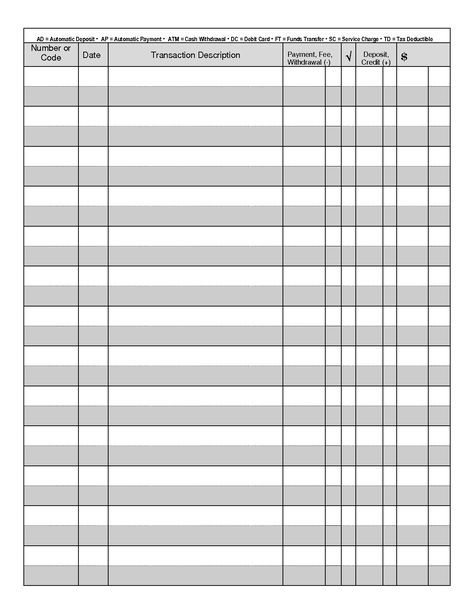 Free+Printable+Blank+Check+Register Printable Check Register, Balance Sheet Template, Checkbook Register, Printable Checks, Blank Check, Sign In Sheet, Check Register, Blank Business Cards, Printable Chart