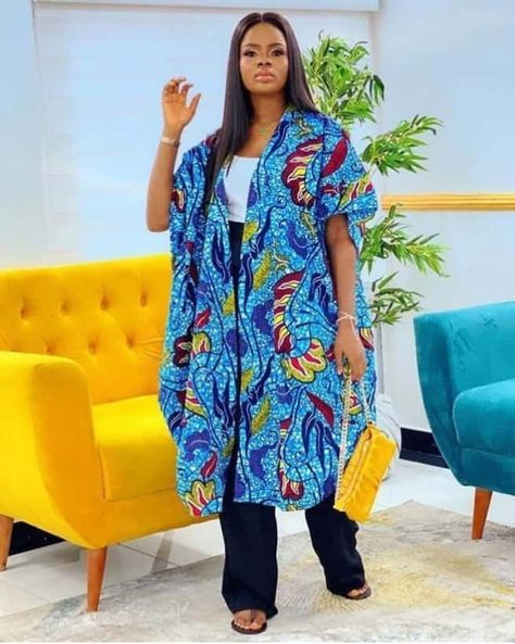 Kimono Jackets For Women, Ankara Kimono Dress, Ankara Kimono Jacket, African Print Kimono, Ankara Kimono, Kimono Dresses, Ankara Jackets, Dress African Print, Women Kimono