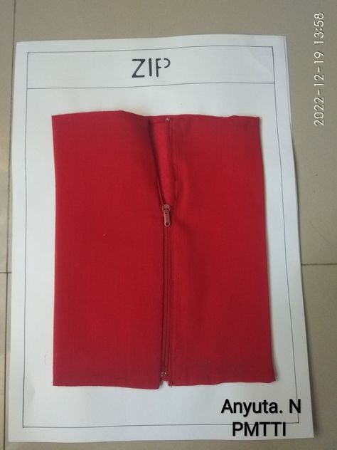 Zip Work Sheet, Montessori