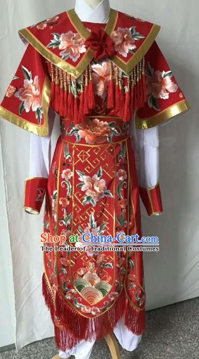 Top Grade Chinese Beijing Opera Female General Dress China Peking Opera Embroidered Costume Peking Opera Costumes, Winter Begonia, Rosy Dress, Female General, Drama Outfit, Opera Costumes, Dress China, Beijing Opera, Soldier Costume