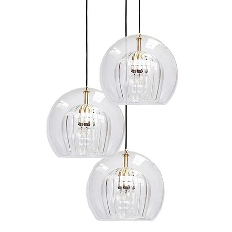 1 Light Globe Pendant Lamp Modern Clear Double Glass Hanging Lamp for Living Room - Clearhalo Glass Hanging Lamp, Living Room Themes, Room Theme, Hanging Pendant Lamp, Lamp For Living Room, Room Ambiance, Double Glass, Hanging Fixture, Lamp Modern