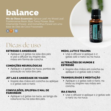 Balance Doterra Brasil, Balance Doterra, Doterra Balance, Doterra Oils, Essential Oil Uses, Doterra, Scents, Healthy Lifestyle, Coco