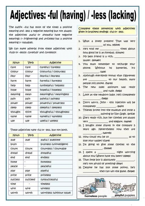 Suffixes Worksheets, Adjective Meaning, Social Skills Training, Online Preschool, Some Sentences, Nouns Verbs Adjectives, Easy English, Happy Relationship, Map Skills