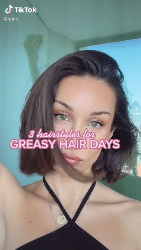 Oily Hair Hairstyles, Hair Stules, Hair Styles For Dirty Hair Quick, Greasy Hair, Rockabilly Hair, Hairstyles For Medium Length Hair Easy, Hair Tips Video, Hairdos For Short Hair, Greasy Hair Hairstyles