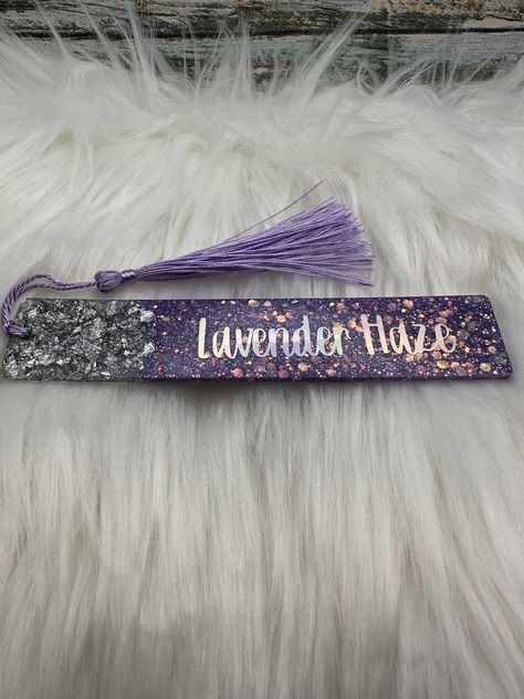 Cool Bookmarks, Lavender Haze, Tassel Bookmark, Personalized Bookmarks, Unique Bookmark, Holographic Vinyl, Her Book, Gifts For Bookworms, Extreme Heat