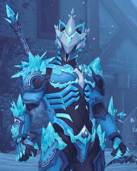 Genji Ice Wraith, Ice Wraith Genji, Ice Elemental, Ice Armor, Black Hair Anime Guy, Disney Princess Comics, Genji Shimada, Overwatch Genji, Overwatch Wallpapers