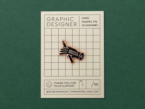 Enamel Pin Packaging Cards, Pin Card Design, Enamel Pin Packaging Ideas, Backing Card Design, Merch Ideas Products, Pins Packaging, Merch Design Ideas, Pin Badge Design, Pin Packaging