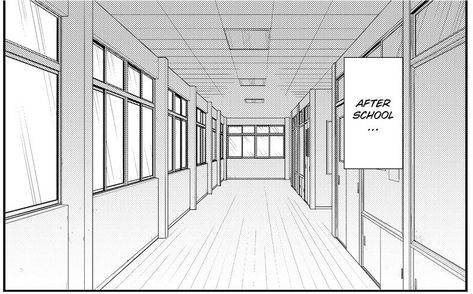 Manga Pattern Background, School Manga Panel, School Hallway Drawing, School Drawing Building, Funny Manga Panels, Manga Storyboard, Classroom Drawing, Manga Background, Manga School