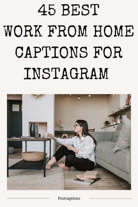 Are you looking for a way to caption your Instagram posts that works with your work-from-home lifestyle? Well, look no further! We’ve gathered some great captions for you that will help show off your new work-from-home life. Work from home captions instagram| Work from home quotes| Funny work from home captions | Work from home Insta Captions| Work from home captions for Ig Home Captions For Instagram, Home Captions Instagram, Home Captions, Home Quotes Funny, Life Captions, Hard Working Person, Love Job, Social Media Content Planner, Clever Captions