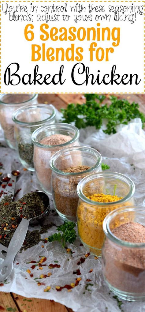 Plain Baked Chicken, Baked Chicken Seasoning, Spice Combos, Mix Spices, Diy Seasonings, Chicken Seasoning Recipes, Ranch Powder, Chicken Rub, Dry Rubs