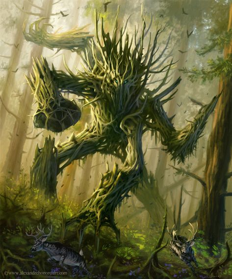 Monster Plant, Tree Monster, Plant Monster, Speculative Evolution, Faery Art, Dark Spirit, Savage Worlds, Dragon Rpg, Dnd Monsters