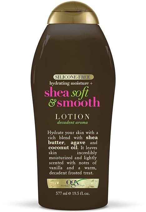 Amazon.com : OGX Hydrating Moisture + Shea Soft & Smooth Body Lotion, 19.5 Fl Oz : Beauty & Personal Care Body Lotion, Coconut Oil, Shea Butter, Body Care, Self Love, Beauty And Personal Care, Lotion, Moisturizer, Personal Care