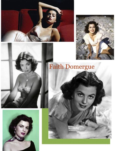 Faith Domergue star of three 1955 genre films: THIS ISLAND EARTH , IT CAME FROM BENEATH THE SEA , and CULT OF THE COBRA! Faith Domergue, Howard Hughes, Beneath The Sea, Horror Pictures, B Movie, Science Fiction, The Sea, Things To Come, Actresses