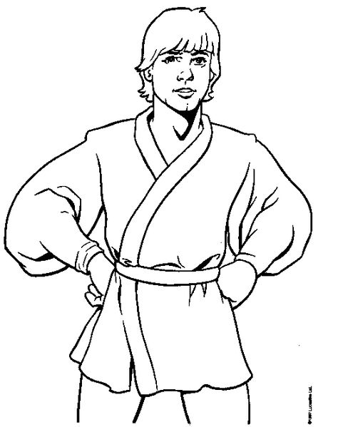 Star-Wars Coloring Page - Print Star-Wars pictures to color at AllKidsNetwork.com Luke Skywalker Drawing, Luke Skywalker Wallpaper, Bratz Coloring, Football Coloring Pages, Happy Birthday Coloring Pages, Star Wars Colors, Star Wars Luke, Star Wars Luke Skywalker, Printable Pictures