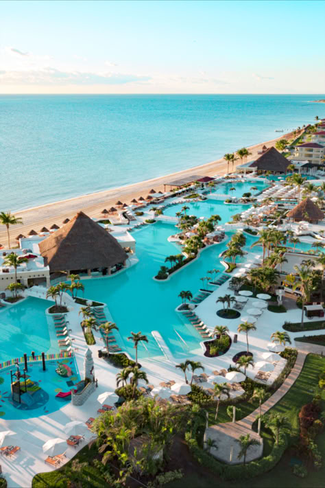 Sensational summer fun in Mexico and Jamaica! 🌴 Lounge on the beach, explore new destinations, or have an adventure with Palace Resorts.  📍 Moon Palace Cancun All-Inclusive Moon Palace Cancun, Cancun All Inclusive, Palace Resorts, Exotic Vacations, Moon Palace, Caribbean Resort, Honeymoon Locations, Travel Inspiration Destinations, Luxury Amenities