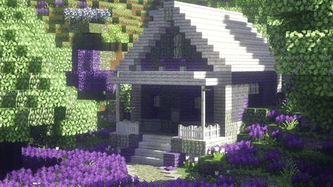 Minecraft Mansion, Minecraft Interior, Minecraft Interior Design, Lavender Cottage, Minecraft Farm, Minecraft Cottage, Cool Minecraft Houses, Cute Minecraft Houses, Minecraft Wallpaper