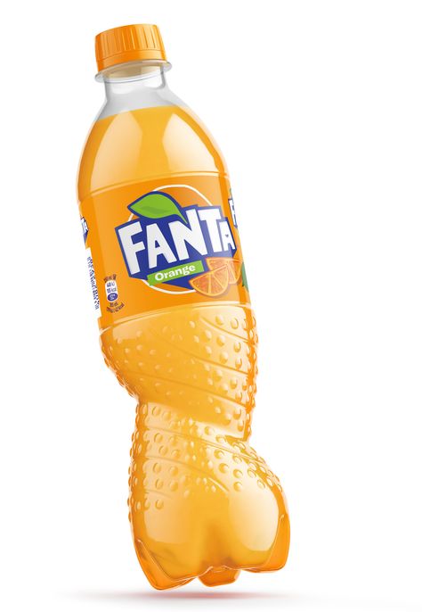 Fanta, 3D, C4D, CGI. Bottle Design - Drink Works Fanta Bottle, Product Visualization, Lemon Drink, Fanta Can, Pet 1, Church Graphic Design, Graphic Design Tutorials, Bottle Design, Design Tutorials