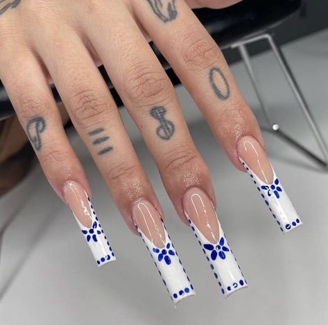 Tequila Nails, Mexican Nails, Nails Cute, White Acrylic Nails, Cute Acrylic Nail Designs, Classy Acrylic Nails, Long Acrylic Nails Coffin, Acrylic Nails Coffin Pink, Cute Gel Nails