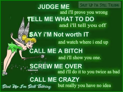 Tinkerbell Tinker Bell Quotes, Tinkerbell Quotes, Tinkerbell Wallpaper, Fairy Tinkerbell, Fairy Quotes, Tinkerbell Pictures, Bell Pictures, Tinkerbell And Friends, Quotes Sassy