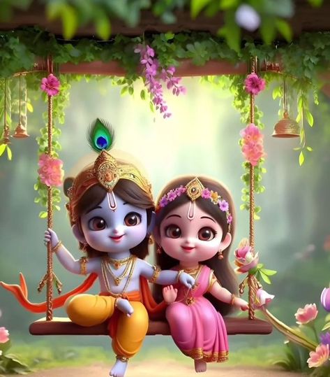 Krishna Childhood, Jai Shree Radhe Krishna, Childhood Images, Childhood Pictures, Baby Ganesha, Happy Navratri Images, Shree Radhe, Cute Easy Doodles, Little Krishna