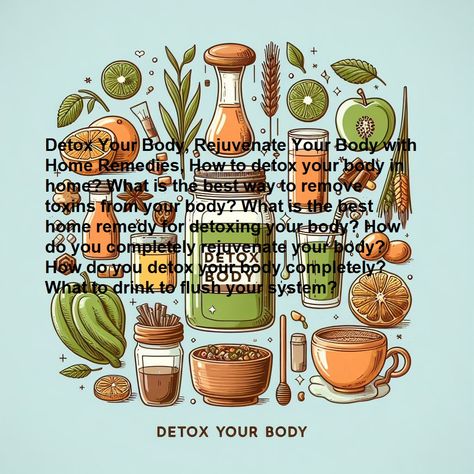 Detox Your Body, Rejuvenate Your Body with Home Remedies, How to detox your body in home? What is the best way to remove toxins from your body? Advocate Logo, Detoxing Your Body, Lawyer Logo, Remove Toxins, Detox Your Body, Lawyer, The Body, Home Remedies, Best Home