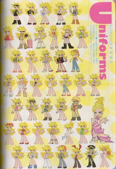 Panty Anarchy, Panty And Stocking Anime, Panty And Stocking, Model Sheet, Character Sheet, Art Studies, Funky Art, Cartoon Art Styles, 그림 그리기