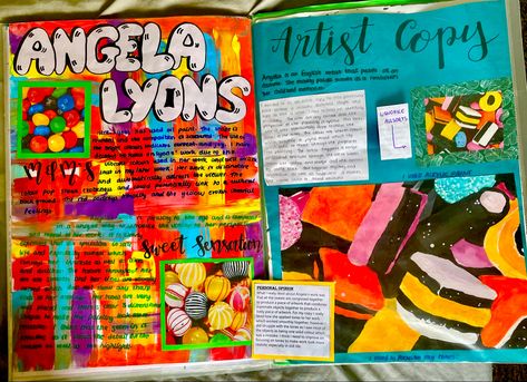 Gcse Art Artist Research Page Food, Food Artists Gcse, Celebration Of Colour Art Gcse, Food Art Gcse, Gcse Art Artist Research Page, Sketchbook Examples, Artist Research Page, Artist Research, Art Homework