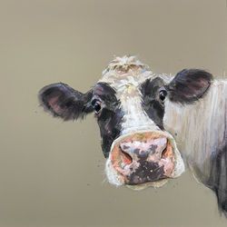 Farm Animal Paintings, Cow Pictures, Pastel Sec, Animal Magic, Cow Painting, Cow Art, Pastel Art, Watercolor Animals, Paintings & Prints