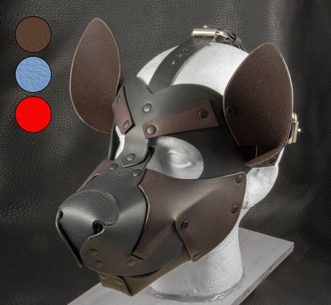 Hyena Pup, Hyena Mask, Pup Play, Face Dog, Pet Play, Head Mask, Puppy Play, Hyena, Dog Face