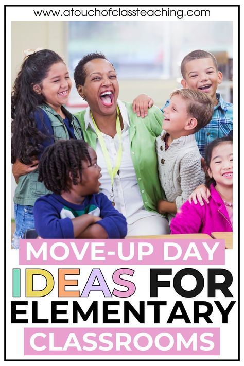 If you celebrate move-up day in your school, then this post has you covered with fun Ideas that will help your students feel more prepared for the next grade! These move up day activities will help them to get a better idea of what to expect in the next grade level and give them something to look forward to! Transition Day Ideas, Move Up Day Activities For First Grade, Moving Up Day Ideas School, Step Up Day Activities Teachers, Move Up Day Ideas School, Kindergarten Celebration Ideas, Move Up Day Activities, Kindergarten Readiness Checklist, Ready For First Grade