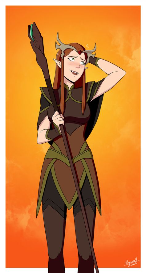 The Legend Of Vox Machina Keyleth, Legend Of Vox Machina Fanart, Keyleth Fan Art, Keyleth Vox Machina, Vox Machina Keyleth, Keyleth Cosplay, Kiki Cosplay, Rpg Wallpaper, Jinx Cosplay