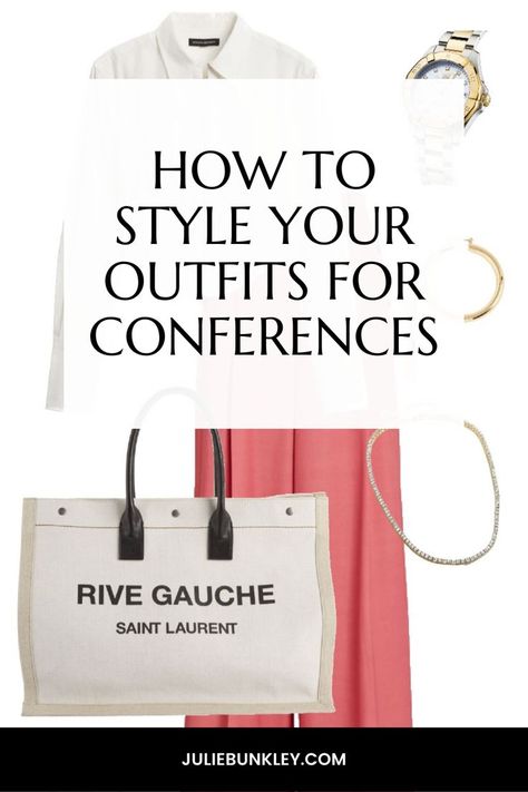 Dress your professional best for your conferences. Read the article to get inspiration to start your conference travel wardrobe. Follow me to get more tips on how to dress more professionally and investment wardrobe pieces. Womens Conference Outfit, Speaker Outfits Women Conference, Conference Outfits Women, Conference Outfit, Arizona Sunset, Womens Conference, Outfits Edgy, Wardrobe Pieces, Fall Back