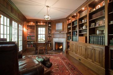 old tyme office libery decorating ideas | 27,012 english library Home Design Photos Classic Home Library, Classic Home Library Design, Library Design Ideas, Traditional Home Offices, Home Library Design Ideas, Office With Fireplace, Traditional Home Office, Home Office Library, Home Library Design