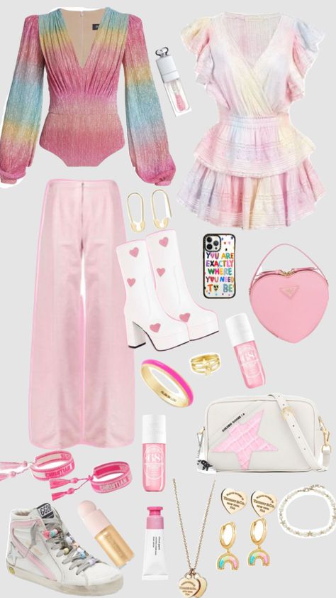 Lover Era Outfit Inspiration, Lover Performance Outfits, Taylor Swift Lover Fits, Lover Era Outfits Ideas, Loved Era Outfits, Eras Lover Outfit Ideas, Lover Era Tour Outfits, Taylor Swift Era Outfits Lover, Heart Themed Outfit