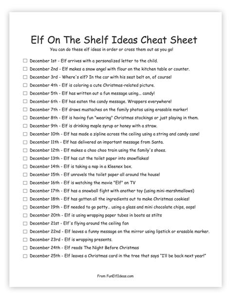 Gotta try this easy elf on the shelf idea! Elf On The Shelf Cheat Sheet at https://funelfideas.com/elf-on-the-shelf-cheat-sheet/ Elf On The Shelf Ideas Cheat Sheet, Elf On The Shelf Arrival Message, Elf Cheat Sheet, Elf On The Shelf Last Night Ideas, Elf On The Shelf Schedule, Elf On The Shelf Cheat Sheet, Candy Messages, Easy Elf, Awesome Elf On The Shelf Ideas